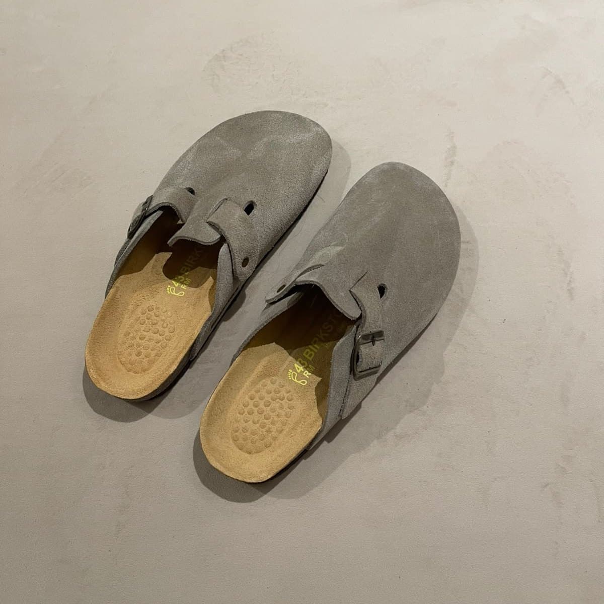 Sabot Suède Gris